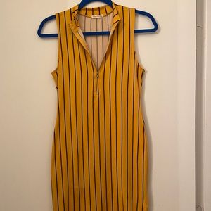 Gold Sleeveless Dress